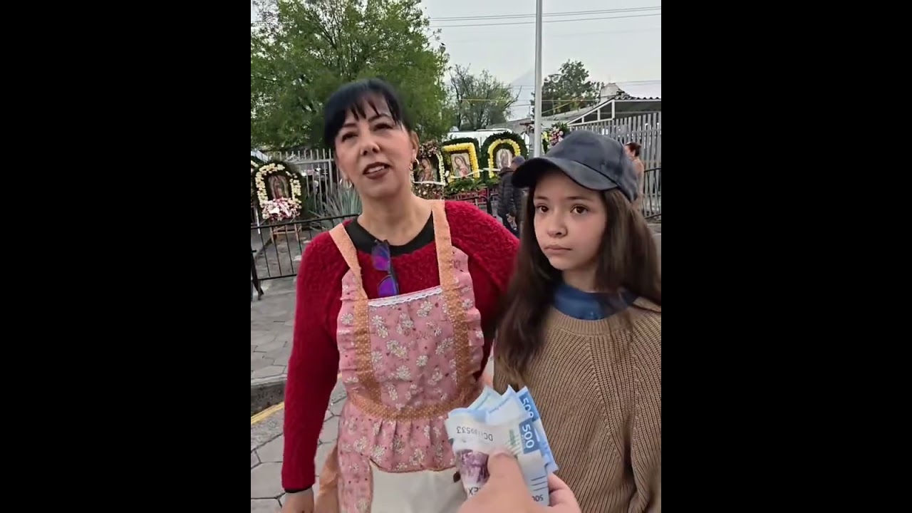 Le dí recompensa millonaria a niña con hambre por su hermoso gesto 😭 su reacción vale oro #trending
