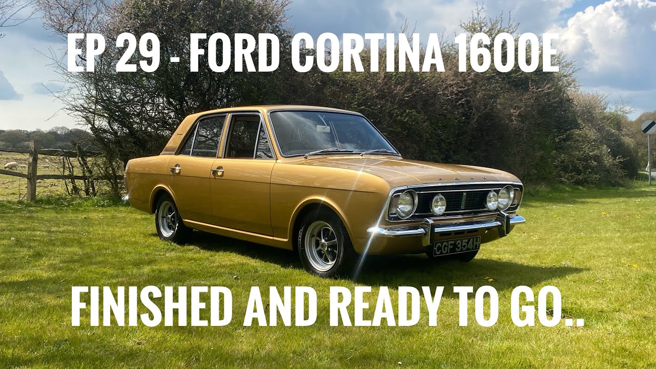 Wow...   Ford Cortina Mk2 1600E  Part 2 - finished and now back with her proud owner.