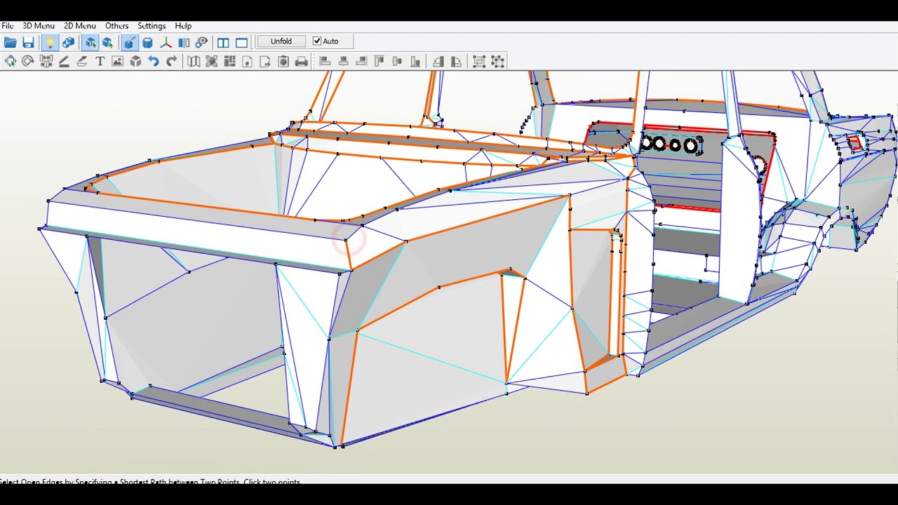 UDS 3. Как правильно разрезать 3D модель на выкройки в Pepakura