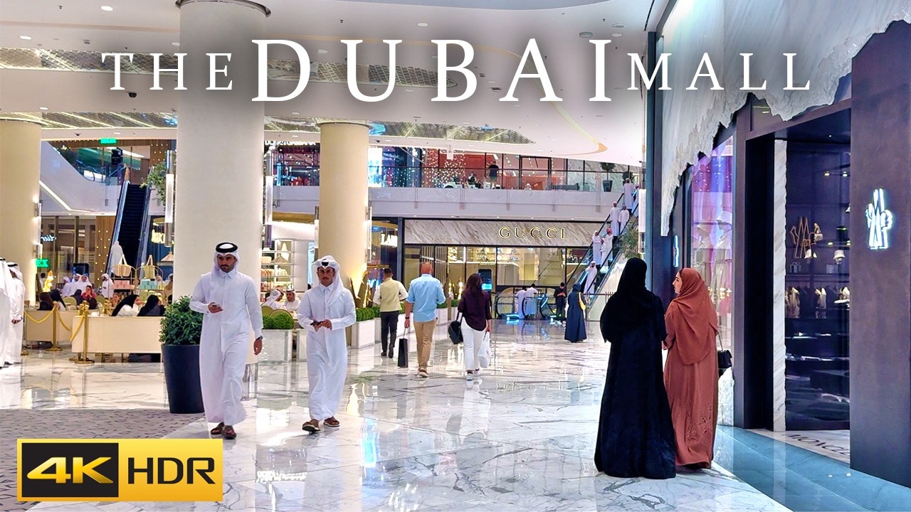 🇦🇪 Dubai 4k | Dubai Mall: The World's Largest Shopping Experience 4k Walk & Captions
