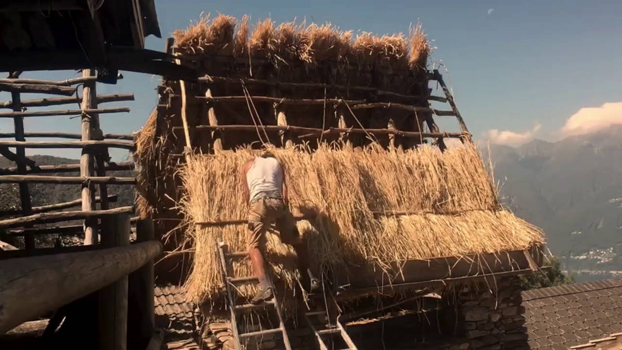 tetti in paglia Cento Campi Gambarogno