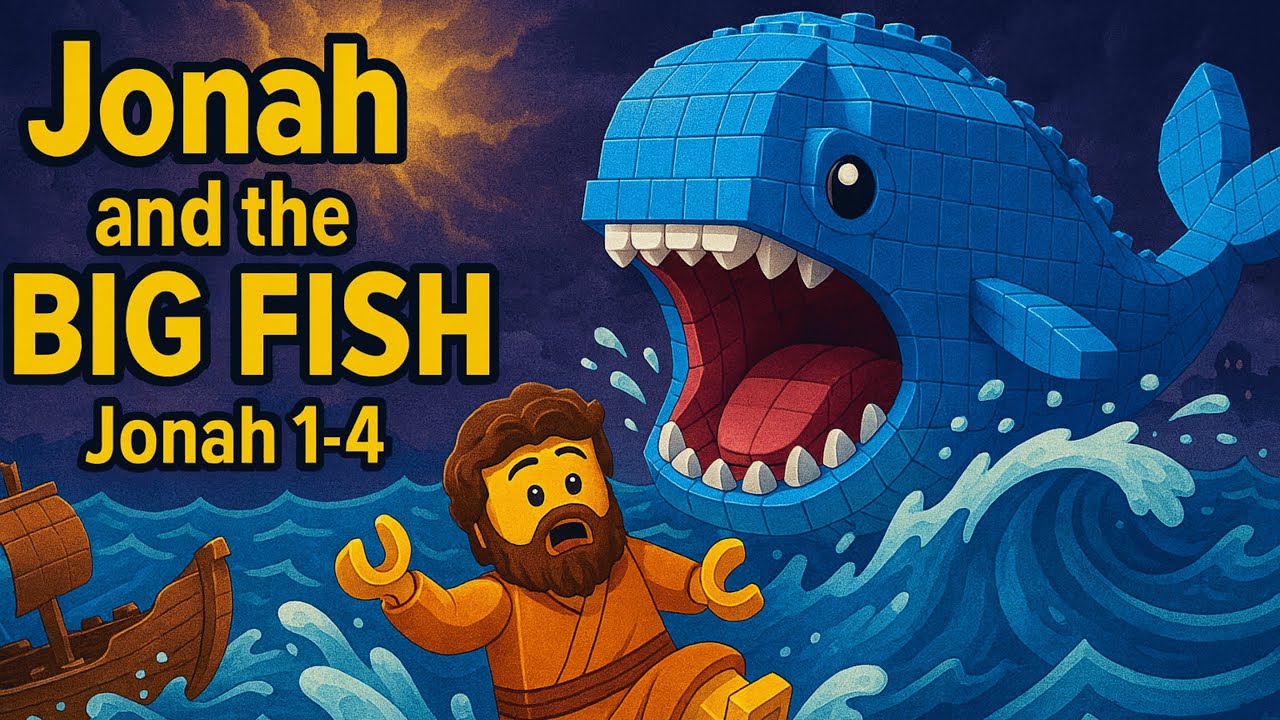 Swallowed by a Big Fish?! I Jonah and the Big Fish I Animated Bible Story