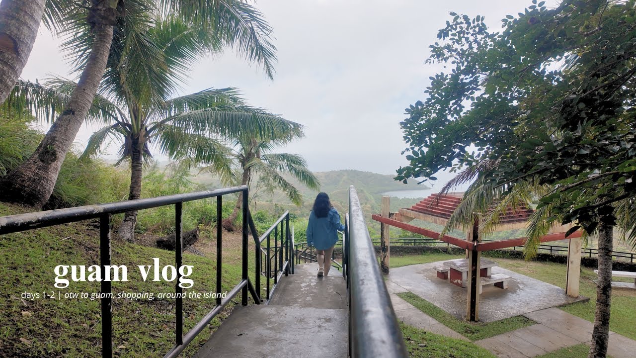 guam vlog (days 1-2) 🇬🇺 | otw, pagss lounge, shopping, around the island