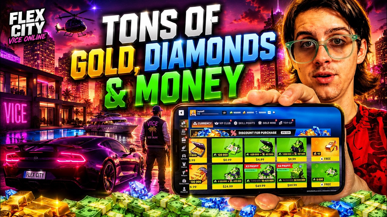 Flex City Vice Online Hack/Mod Apk - How To Get Free Gold, Diamonds & Money FAST (2026)