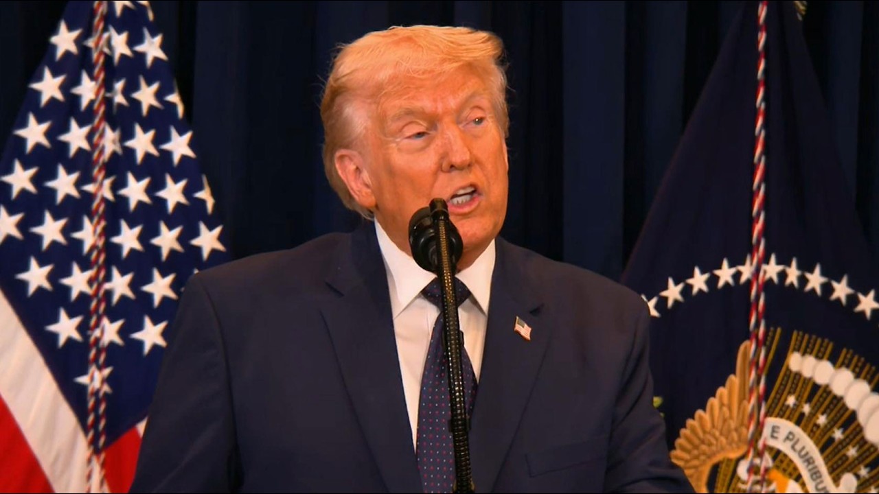 WATCH LIVE: Donald Trump gives an update on U.S. operations in Iran