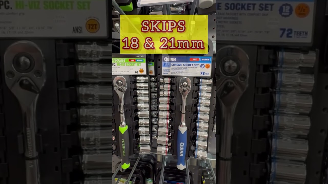Lifetime Warranty CHEAP Pittsburgh vs Quinn Sockets & Ratchet + harbor freight cornering the market
