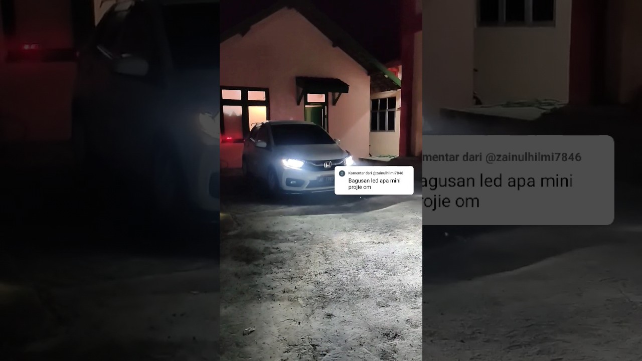 QnA : perbandingan LED Philips ultinon G2 VS Y7D LED mini Lensa #miniprojetor #automobile #motovlog