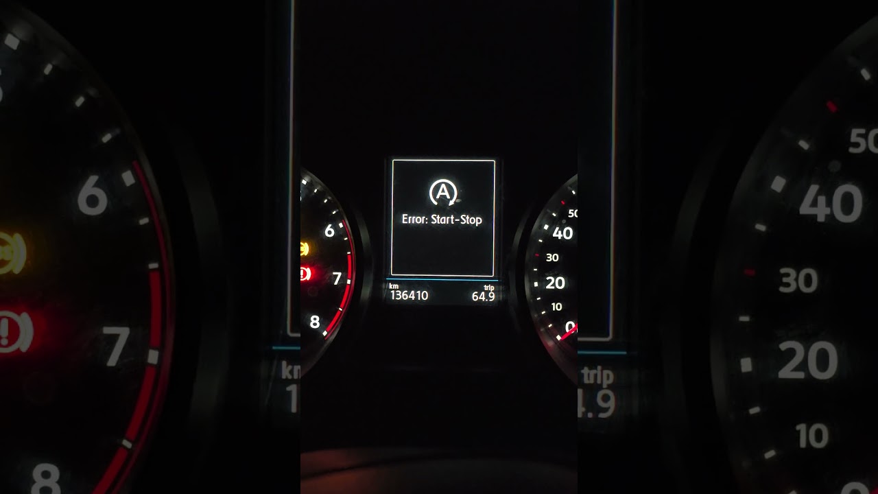 Faulty Start-Stop Error