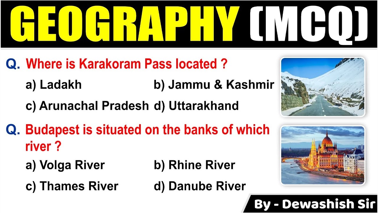 Geography Top 20 MCQ | Geography Gk Questions And Answers| Most Expected Geography Gk |Dewashish Sir