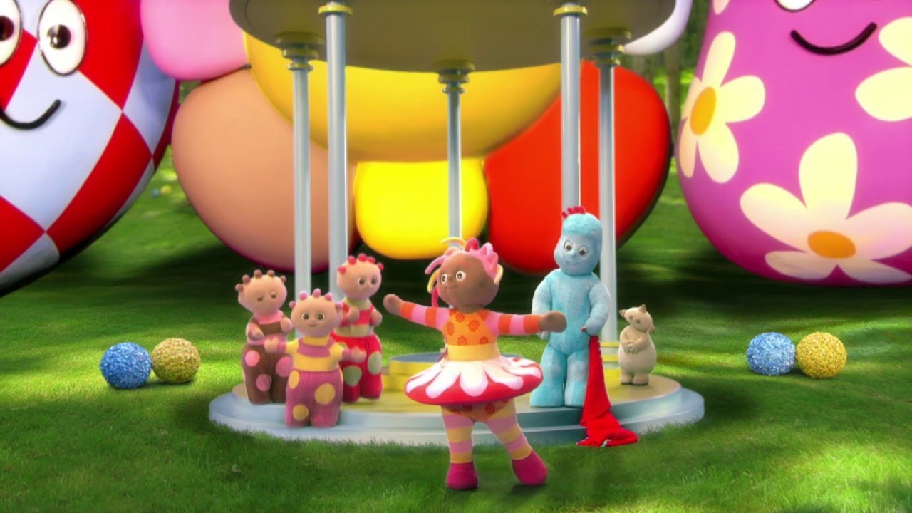 Drømmehagen på norsk - Hoppsi Deisi danser med Konglene - In the Night Garden Norwegian