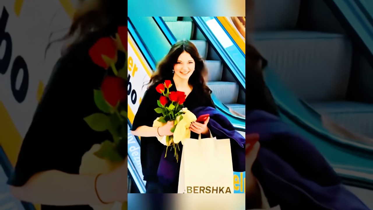 Giving flowers to strangers 
