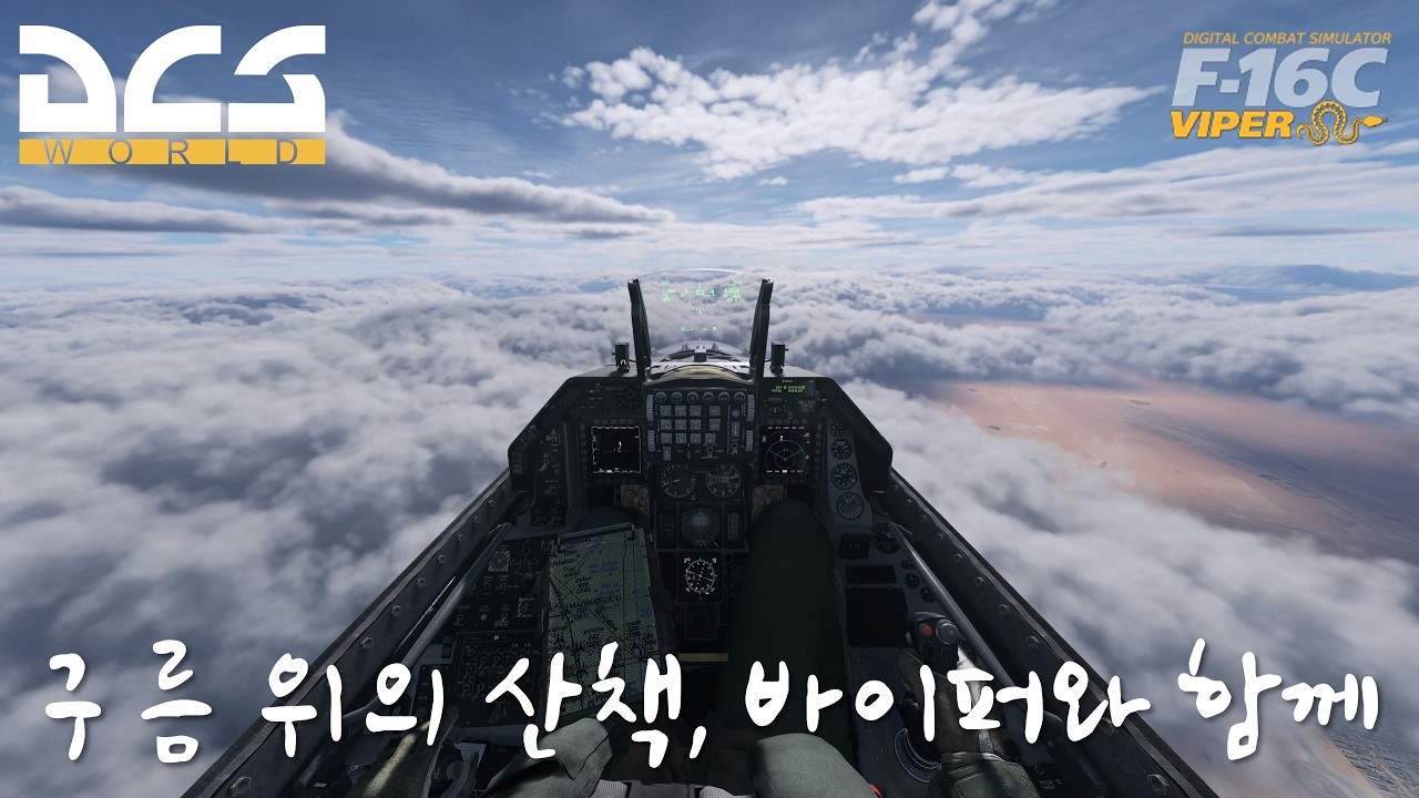구름 위의 산책, 바이퍼와 함께... 힐링영상 / DCS  WORLD