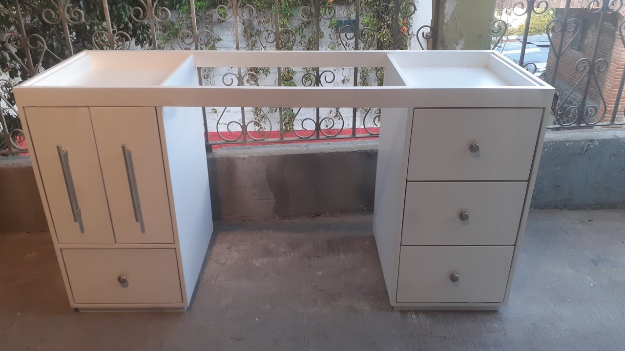 fabricando mueble para estetica