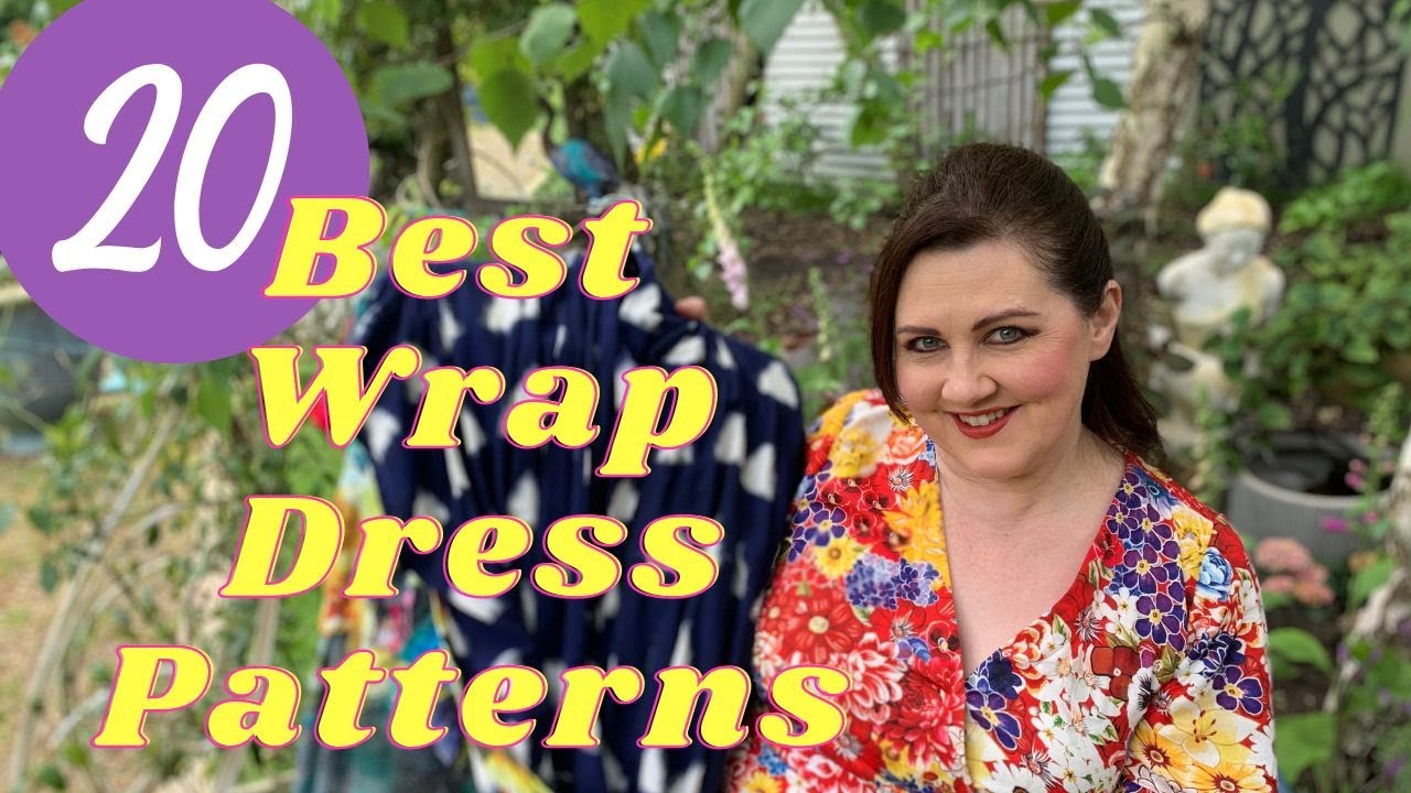 TOP 20 BEST WRAP DRESS PATTERNS YOU NEED TO TRY! (Woven)