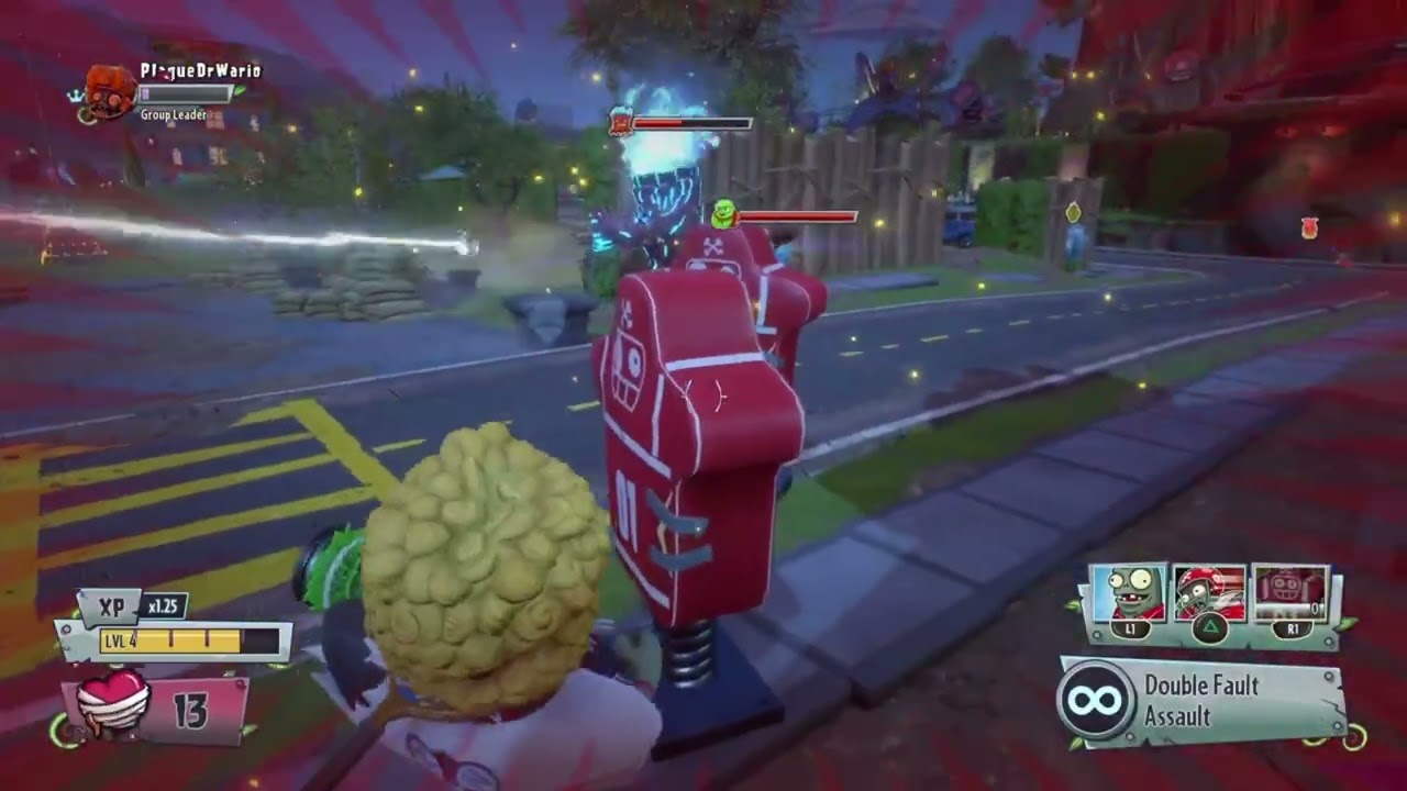 PVZ Garden Warfare 2 playing my new Zombie star