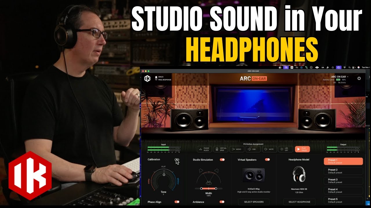 Perfect Studio In Your Headphones | IK Multi-Media ARC On-Ear