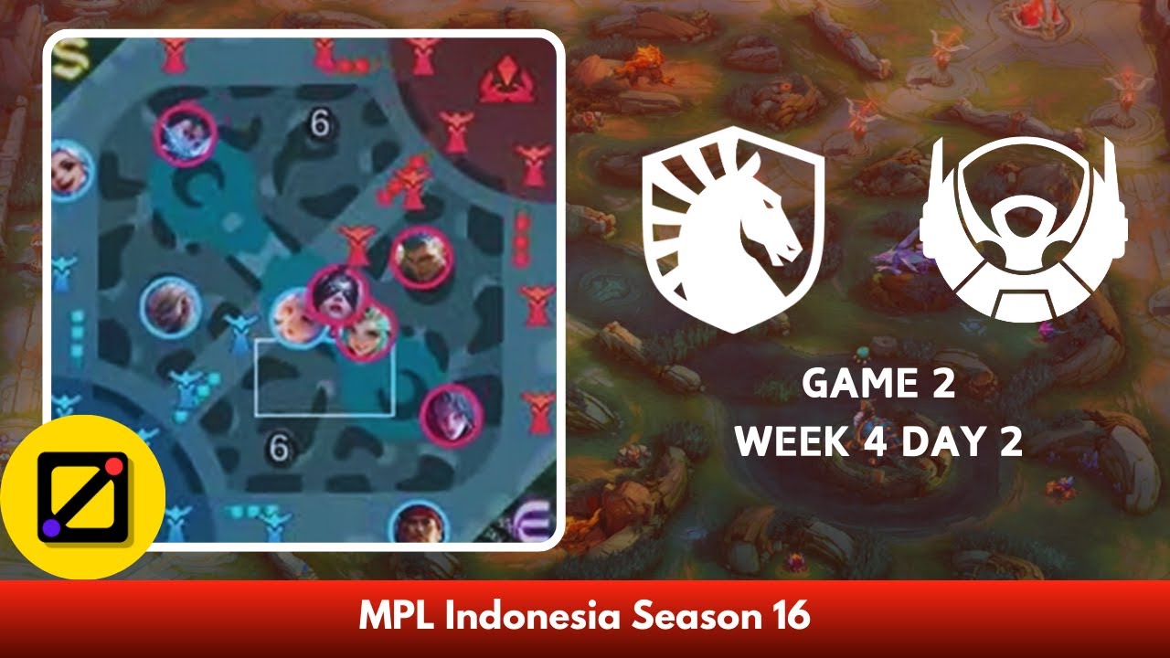 [Mini Map] Team Liquid ID vs Bigetron Esports - Game 2 - Week 4 Day 2 - Regular Season - MPL ID S16