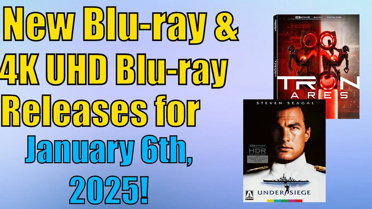 Новые релизы на Blu-ray и 4K UHD Blu-ray запланированы на 6 января 2026 года!