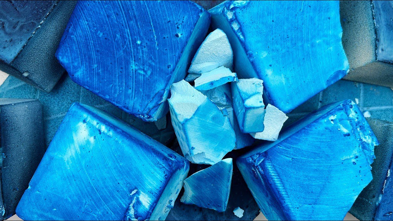 Dyed chalk★COLORED GYM CHALK★Crispy powder★Compilation set★Oddly satisfying video★
