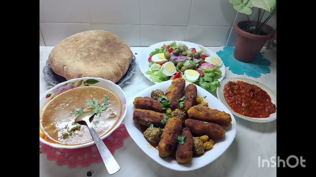 راكي تخمي في عشاك حبيبتي🫵🫵 جبتلك وصفة مطلوع لكوشة🥨🥨 وحريرة اكسبراس وليكروكات قوة فلبنة❣️❣️❣️👍