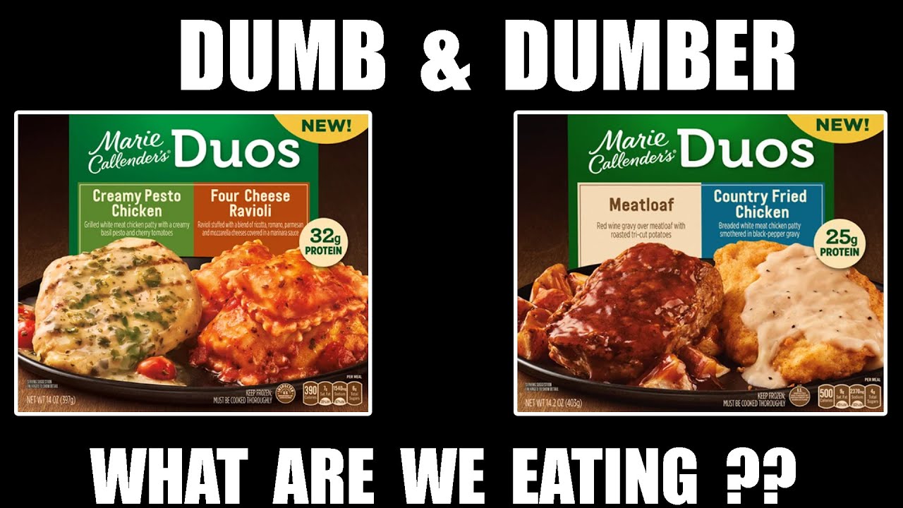 Marie Callender's Duo Meals - I Don't Understand These Frozen Dinners?? - WHAT ARE WE EATING??