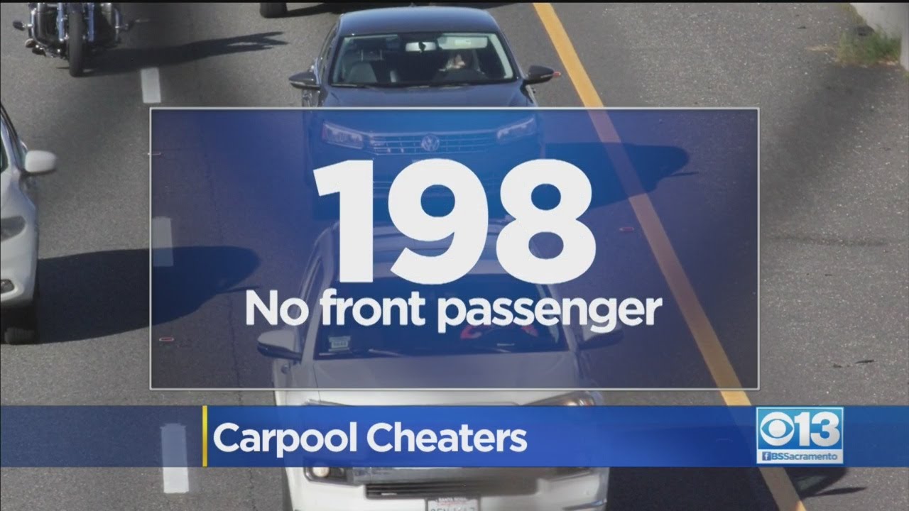 Why Are So Many Drivers Cheating In The Carpool Lane?
