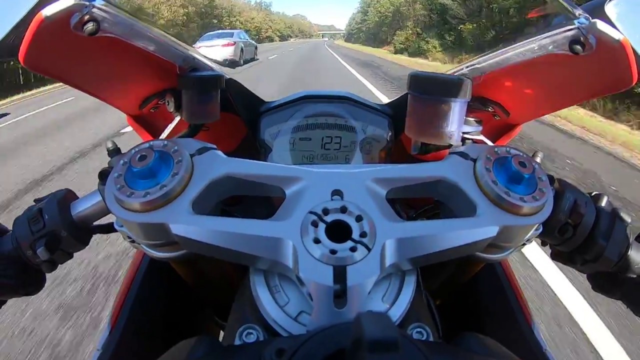 Ducati 959 Panigale Corse quick acceleration(4K)