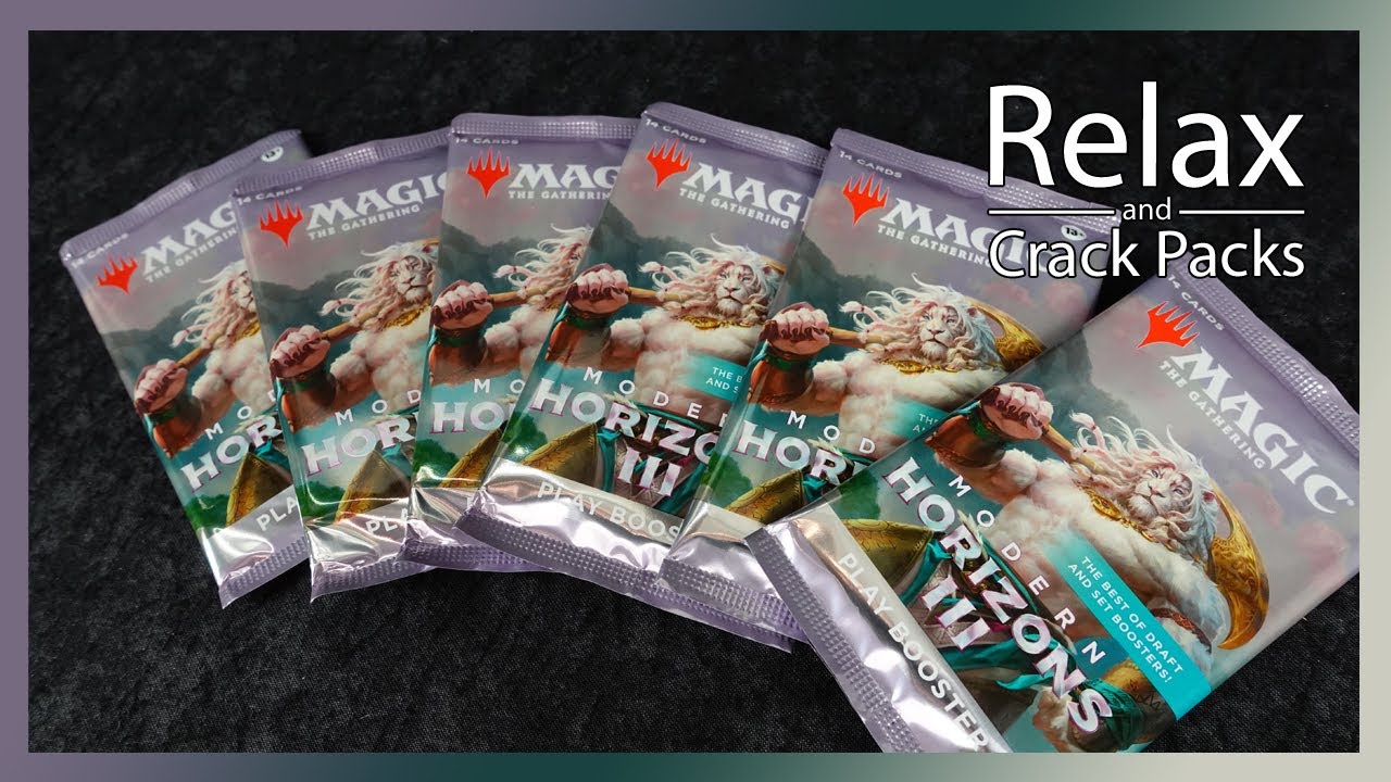 MTG Modern Horizons 3, 1 Play Booster Opening ASMR - Relax and Crack Packs #asmr #packopening