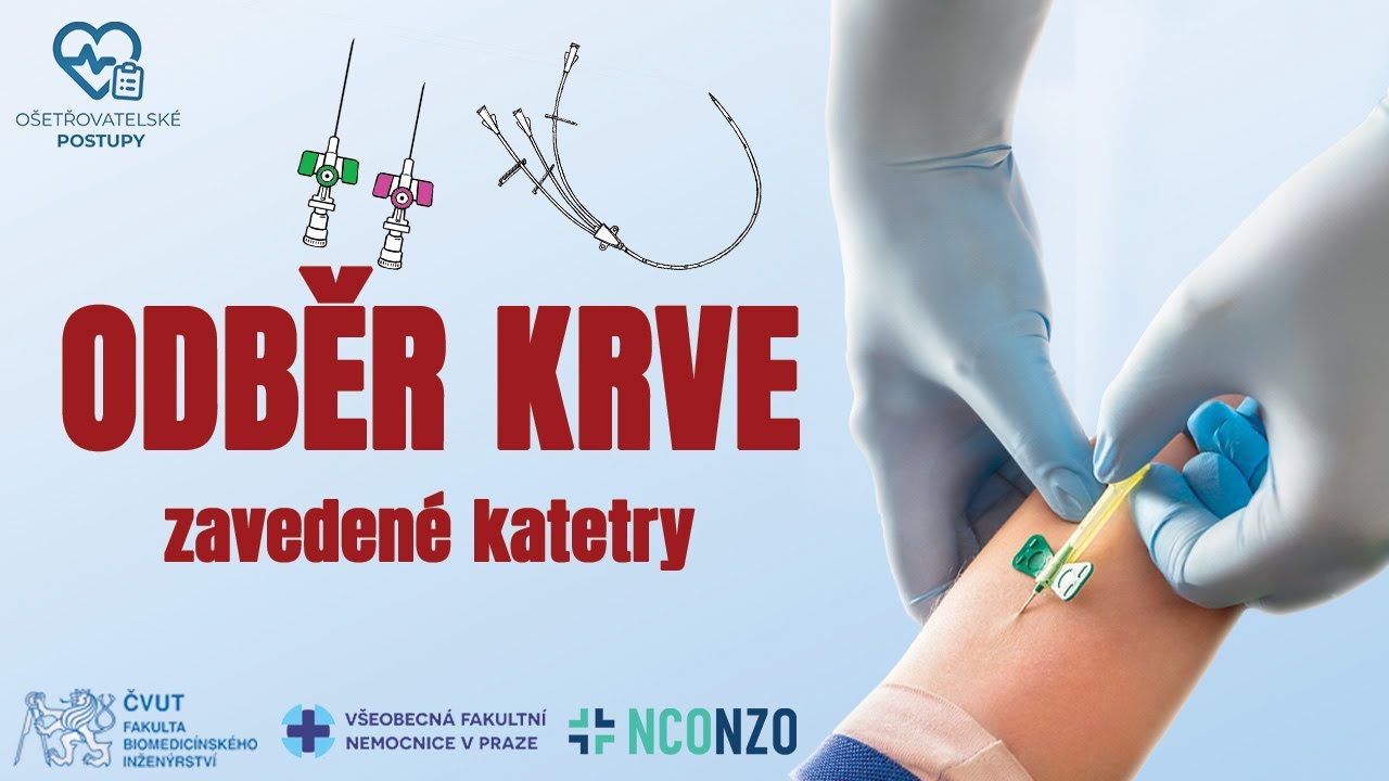 🇨🇿 (CZ) | ODBĚR KRVE 4/4 🩸 (ze zavedených katetrů) | OŠETŘOVATELSKÉ POSTUPY