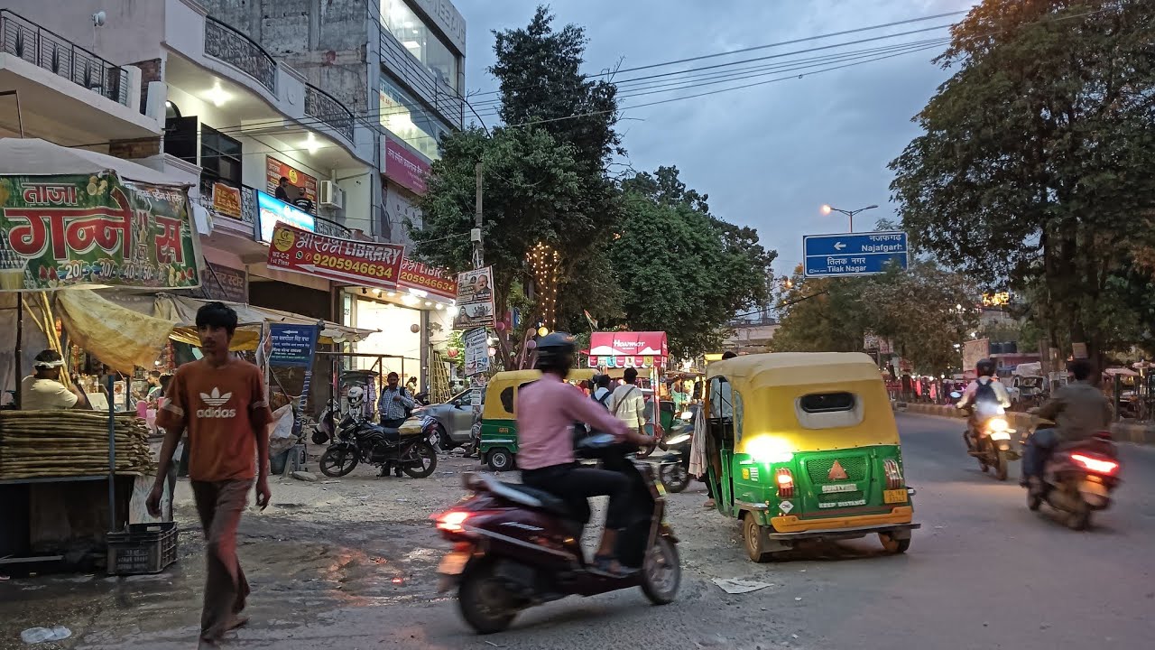 Uttam Nagar Market Rush🇮🇳Evening Walking Tour | Milap Nagar to Arya Samaj Road | Busy Market Vibes.