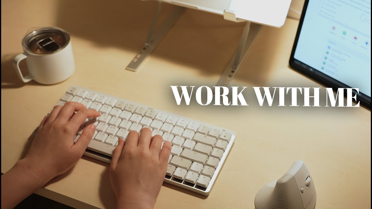 WORK WITH ME🌙 l 1 hour Keyboard ASMR (no talking, no music) l Logitech MX Mechanical Mini