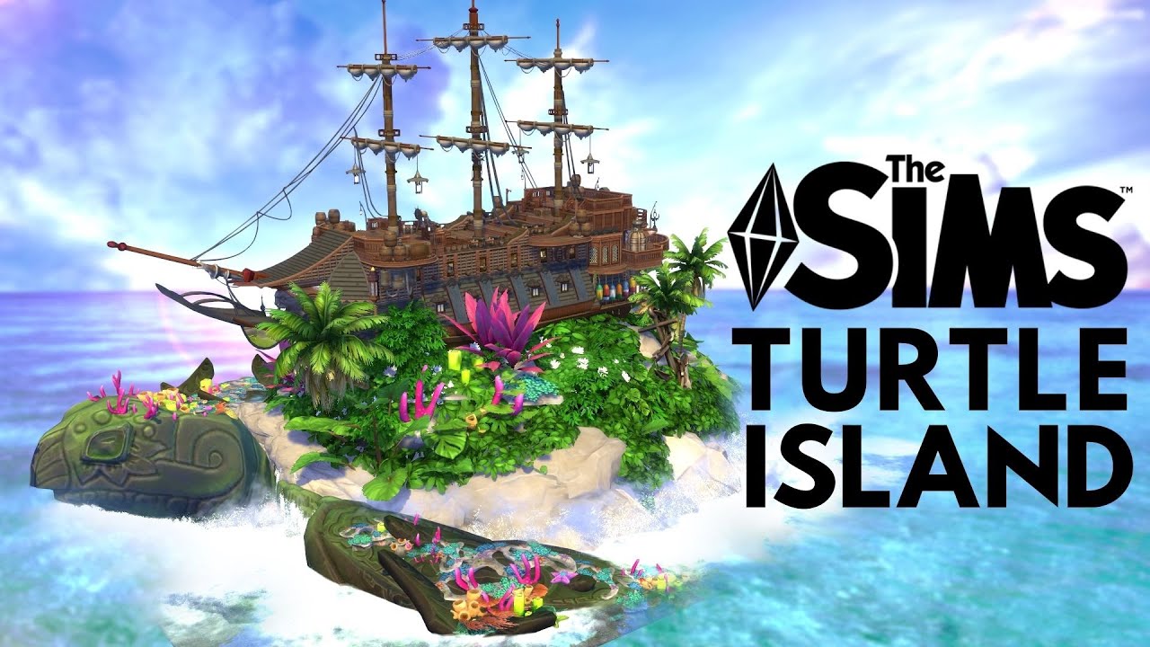 TURTLE ISLAND | SHIP HOUSE | The Sims 4 Speed Build | NOCC