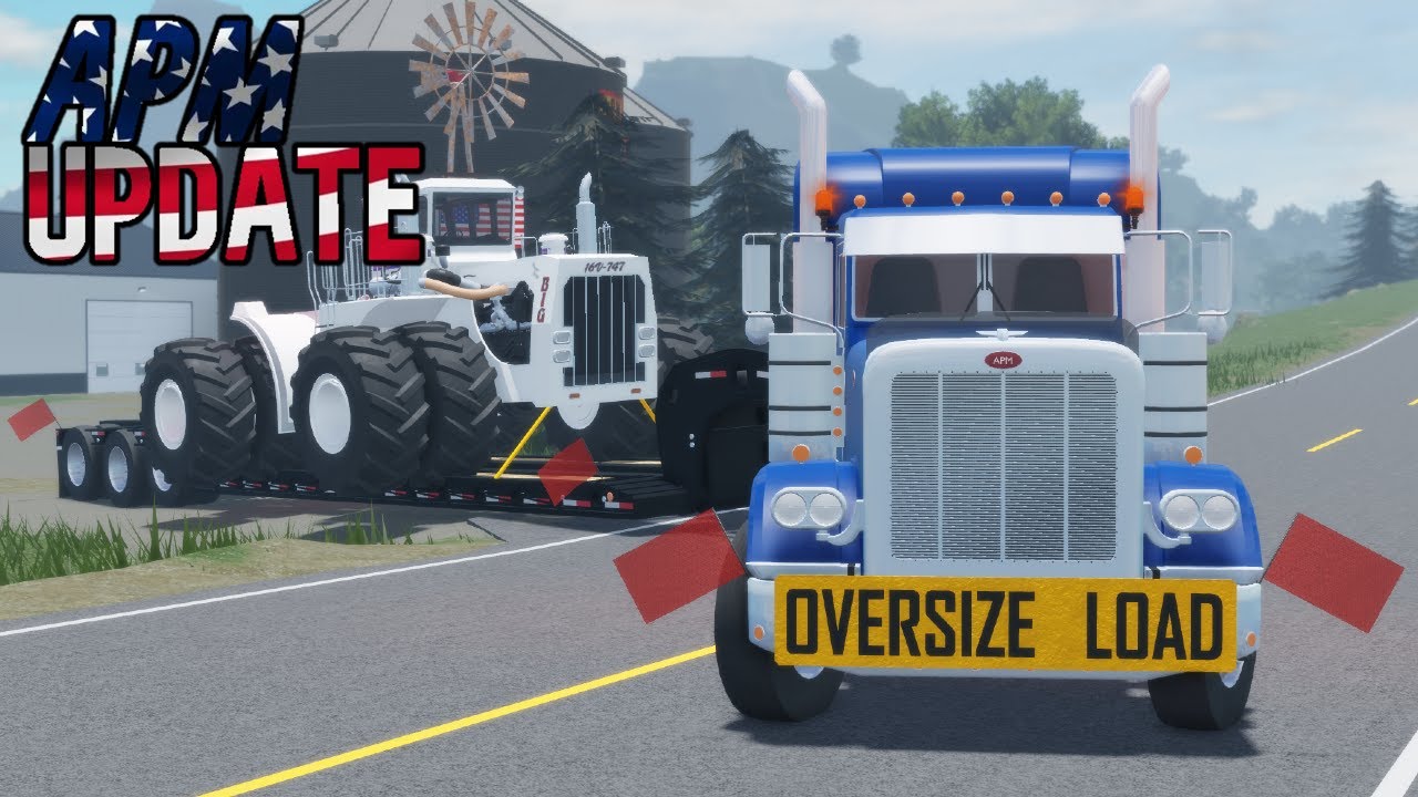 APM Update Review! (Oversized Load Signs, Beacons, & More) | Roblox American Plains Mudding