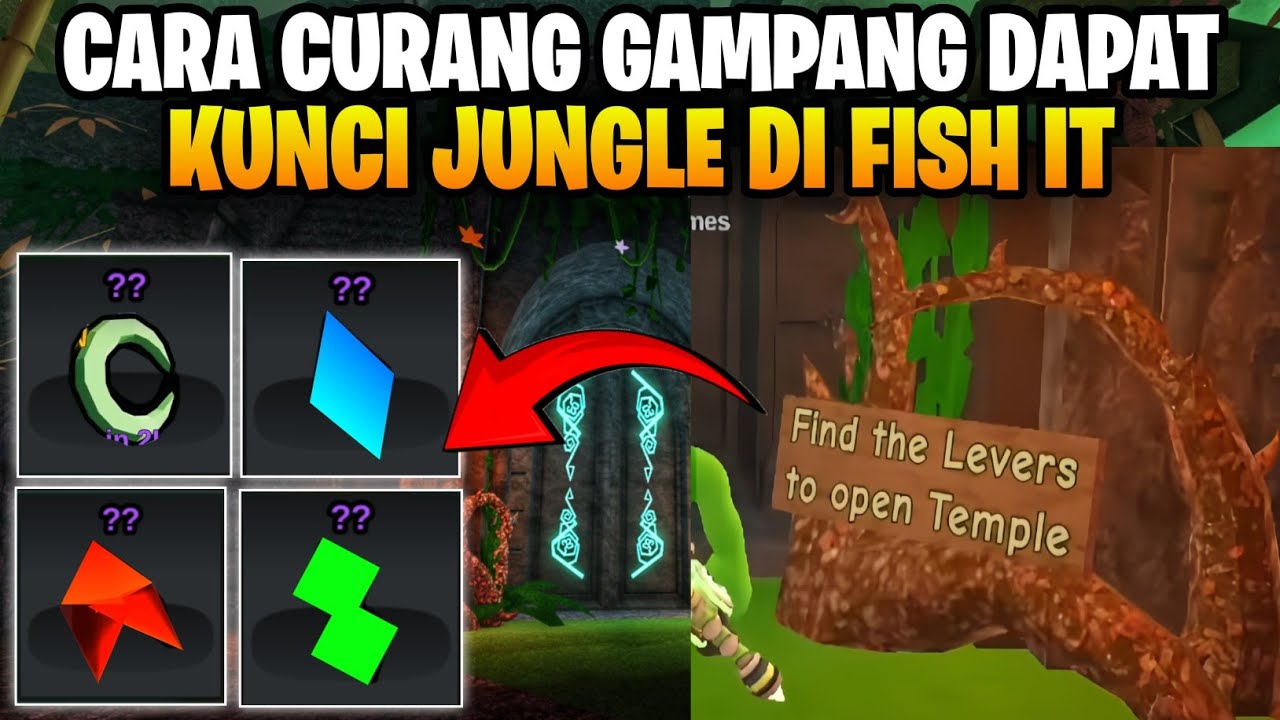 CARA GAMPANG DAPAT KUNCI DI MAP JUNGLE FISH IT ROBLOX - Tips & Trik Di Game FISH IT ROBLOX