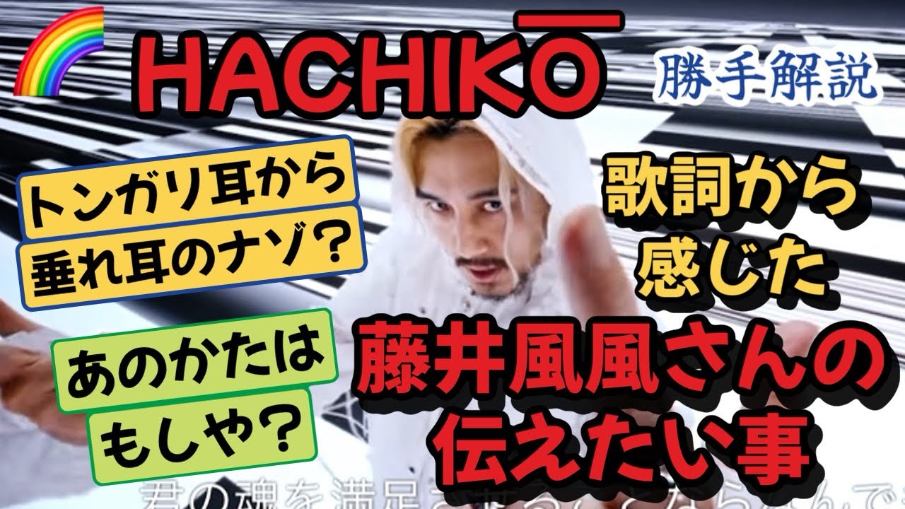 HACHIKOの耳のナゾ？抱き合ってるのは誰？この地球🌏に降り立った風さんの伝えたい事とは？