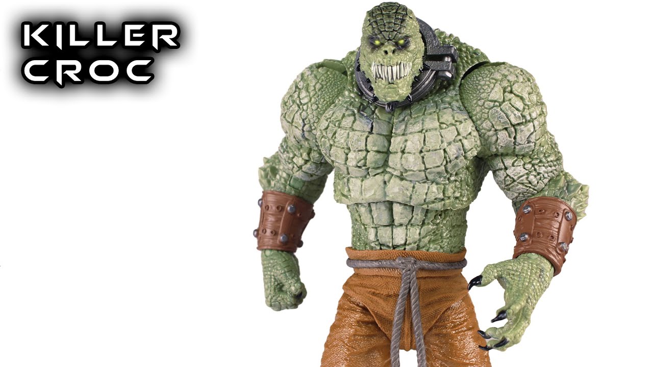 McFarlane Toys KILLER CROC Batman DC Multiverse Arkham Asylum Action Figure Review