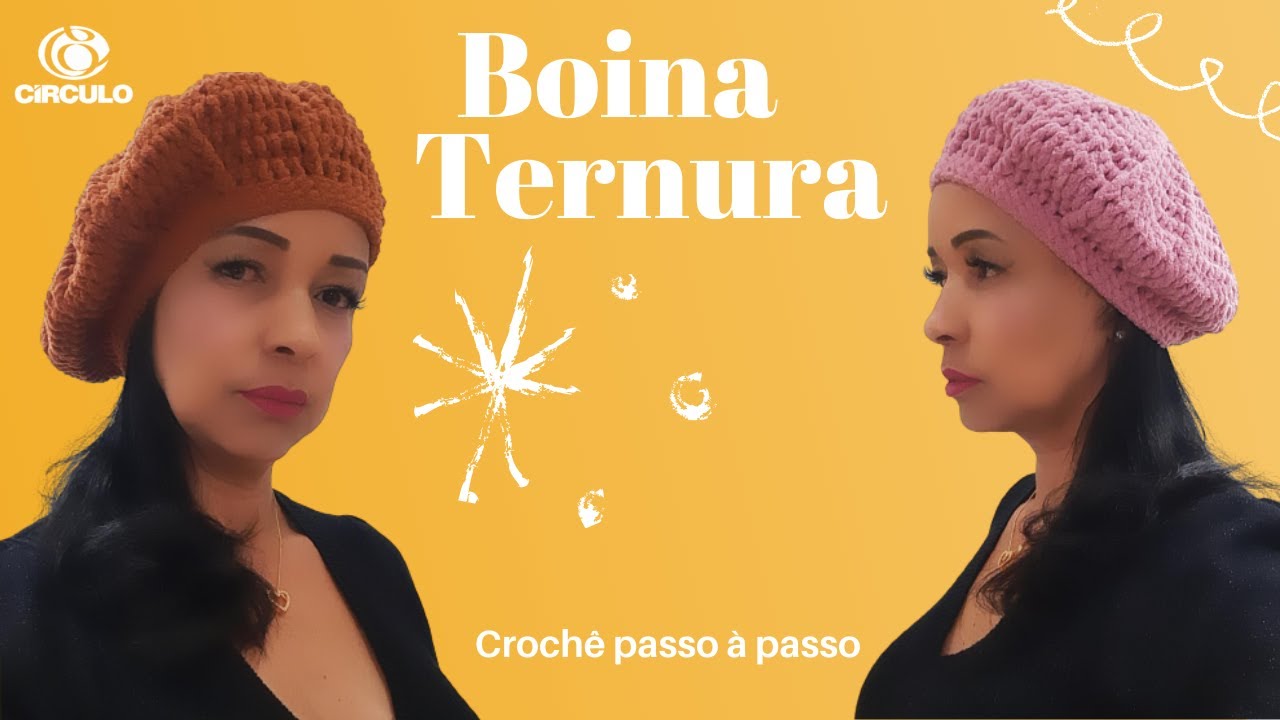 Boina Ternura Crochê Fácil e Econômico @EdileneFitipaldi