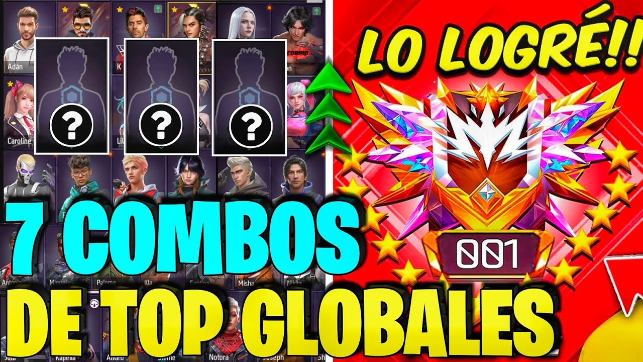 7 COMBOS DE HABILIDADES QUE USAN LOS TOP GLOBALES 🔥👺 #freefire 