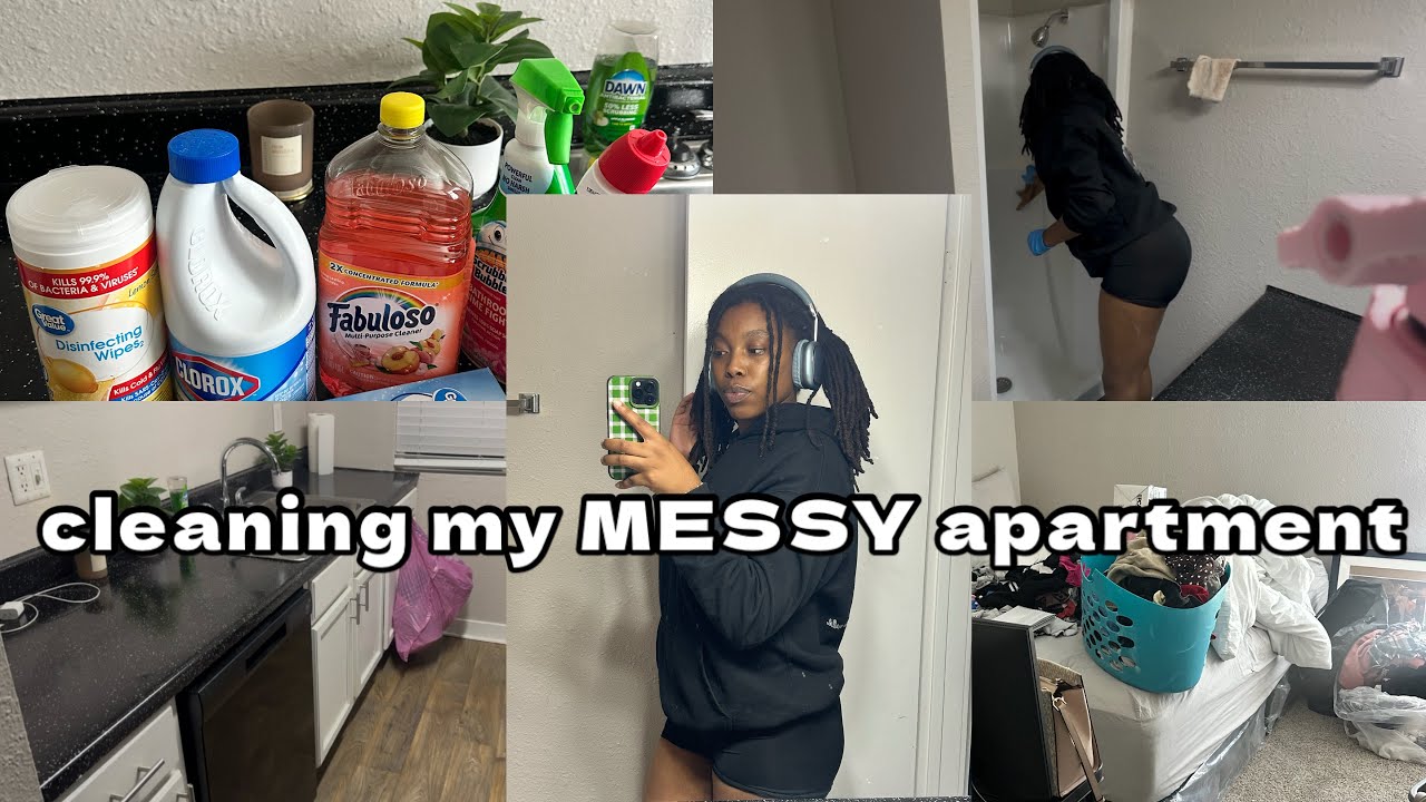 Clean With Me| Deep Clean My Messy Apartment 