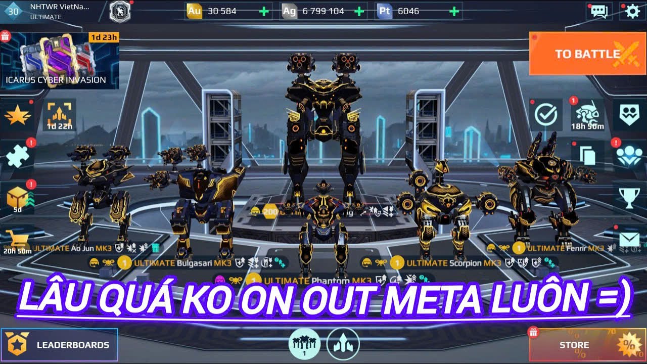 War robots | Lâu quá on game giờ ra sao ? Giveaway Drone Bull #WRwinBull