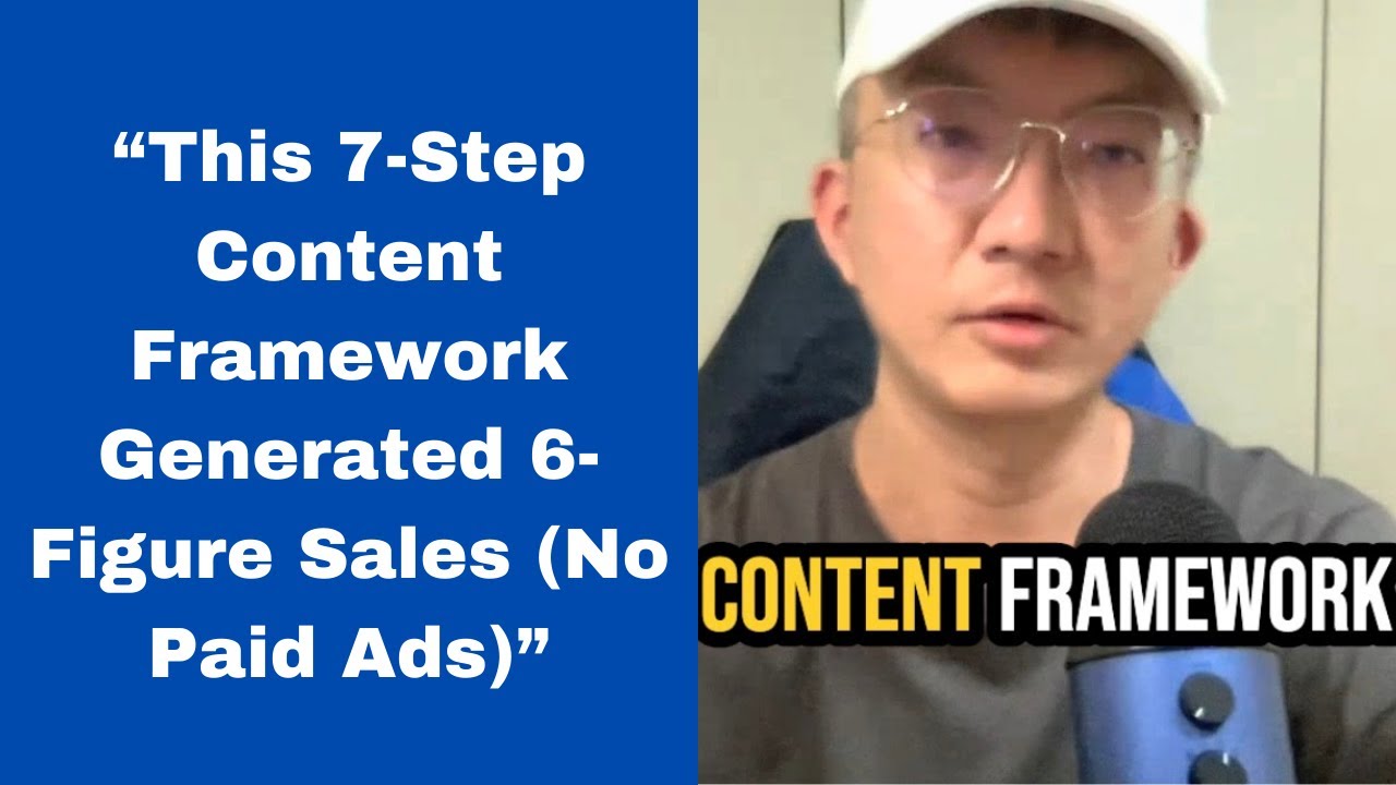 This 7-Step Content Framework Generated 6-Figure Sales (No Paid Ads)