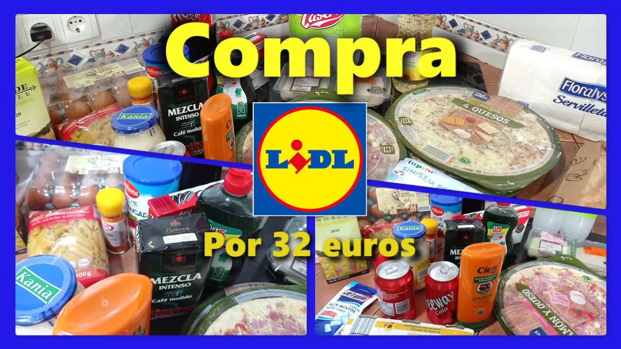 COMPRA LIDL POR 32 euros // Ahorra en la cesta de la compra con Lidl | @compraconjudithyseki