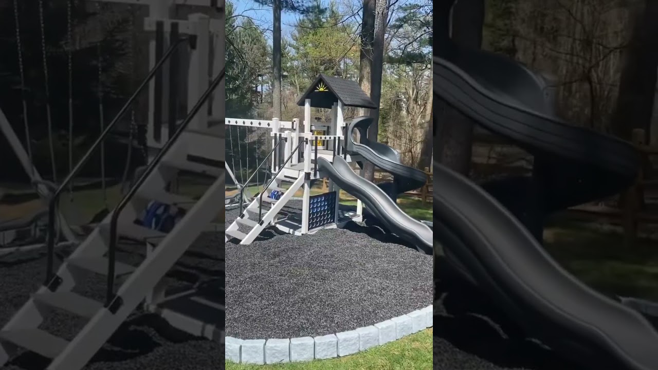 Transform your backyard into a playground paradise! Explore King Swings Vinyl Swing Sets