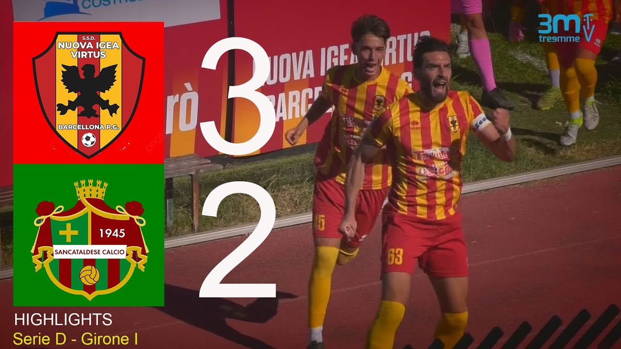 Igea Virtus - Sancataldese 3-2 [Serie D Girone I 2025/26 - 1ª giornata]