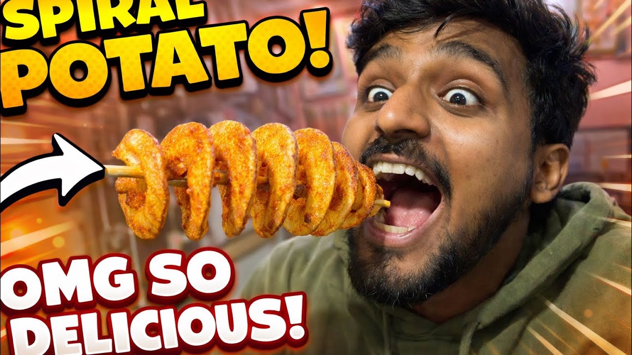 Wow ky spiral potato banyaa maa ne 👌🏻❤️! || vlog - 49 || #youtube #dailyvideo #vlog #dailyvlog #fun 