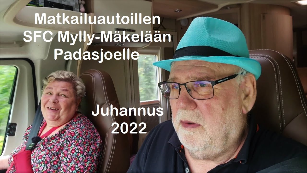 Matkailuautoillen SFC Mylly-Mäkelään Padasjoelle juhannuksen viettoon