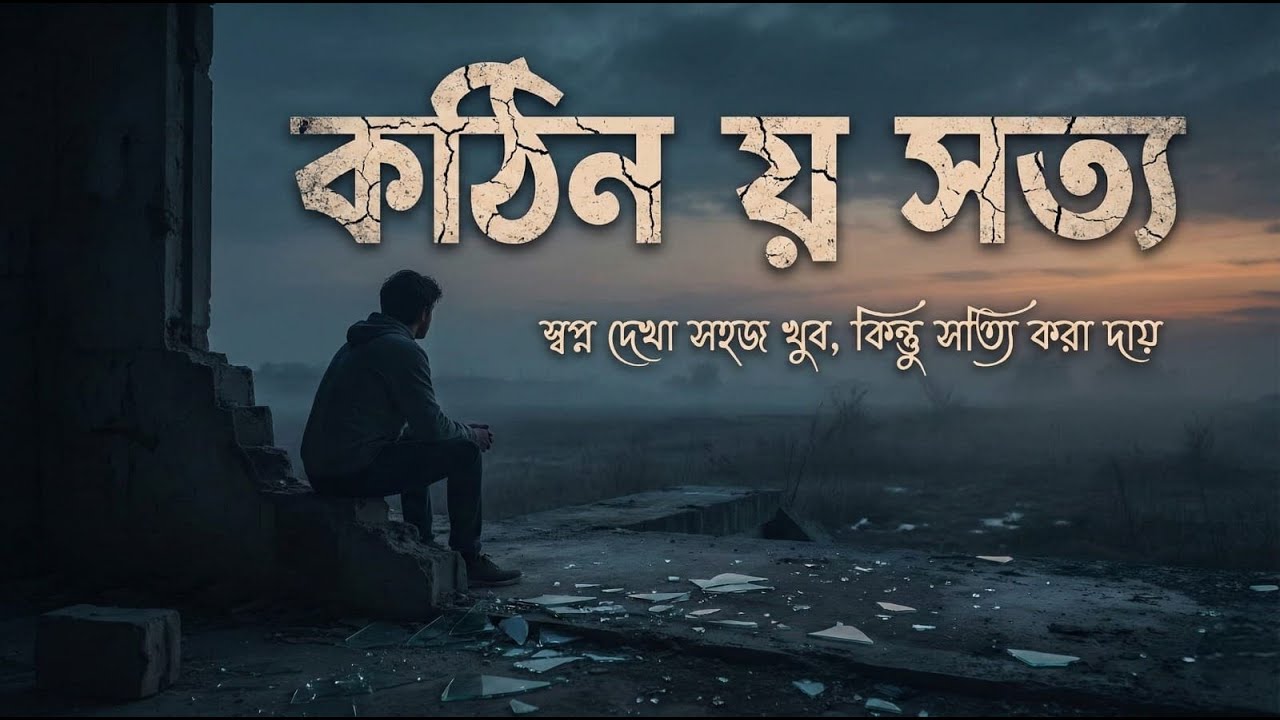কঠিন সত্য (Kothin Satya) | Bangla Sad Song 2026 | Heart Touching Melody | [Official Lyrical Video]