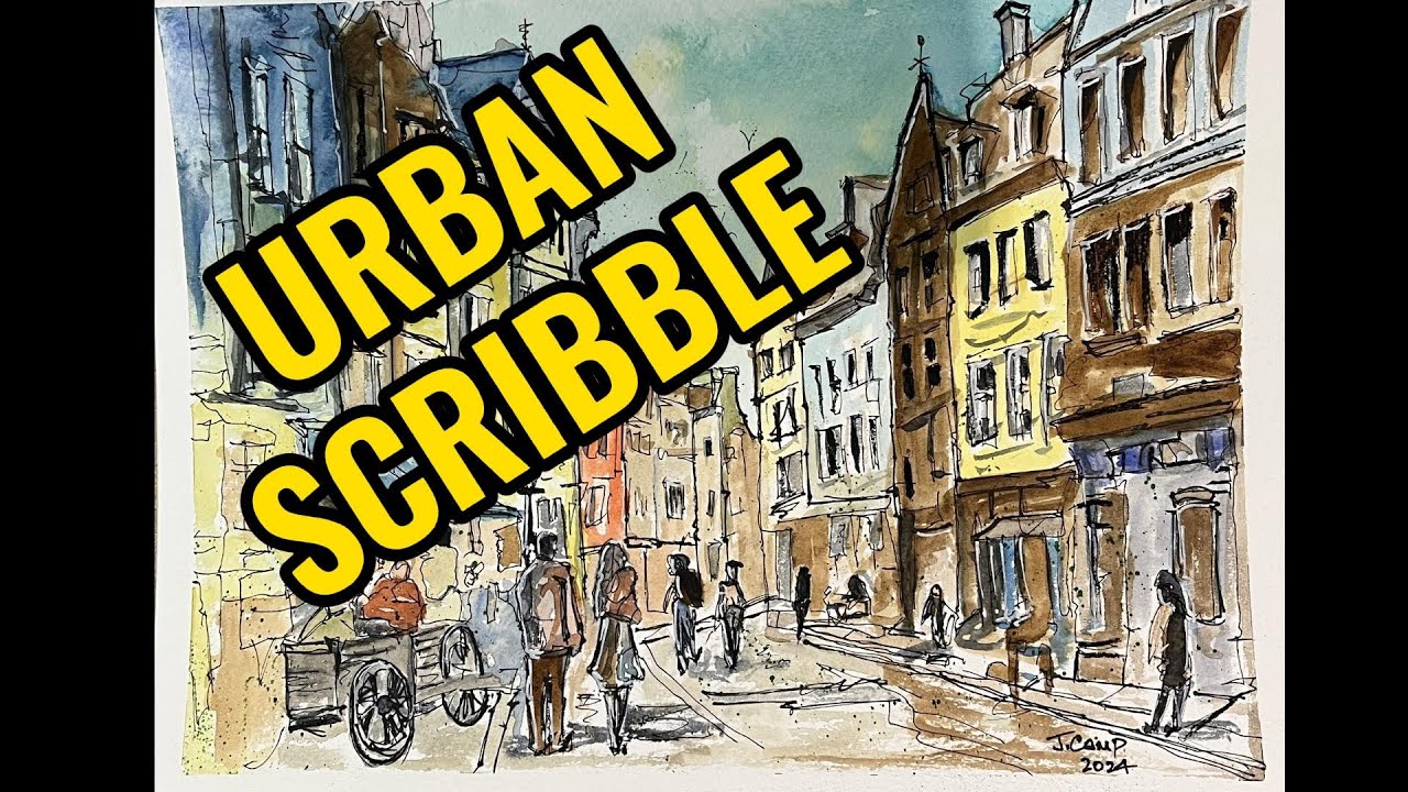 Urban Watercolour Scribble 2024