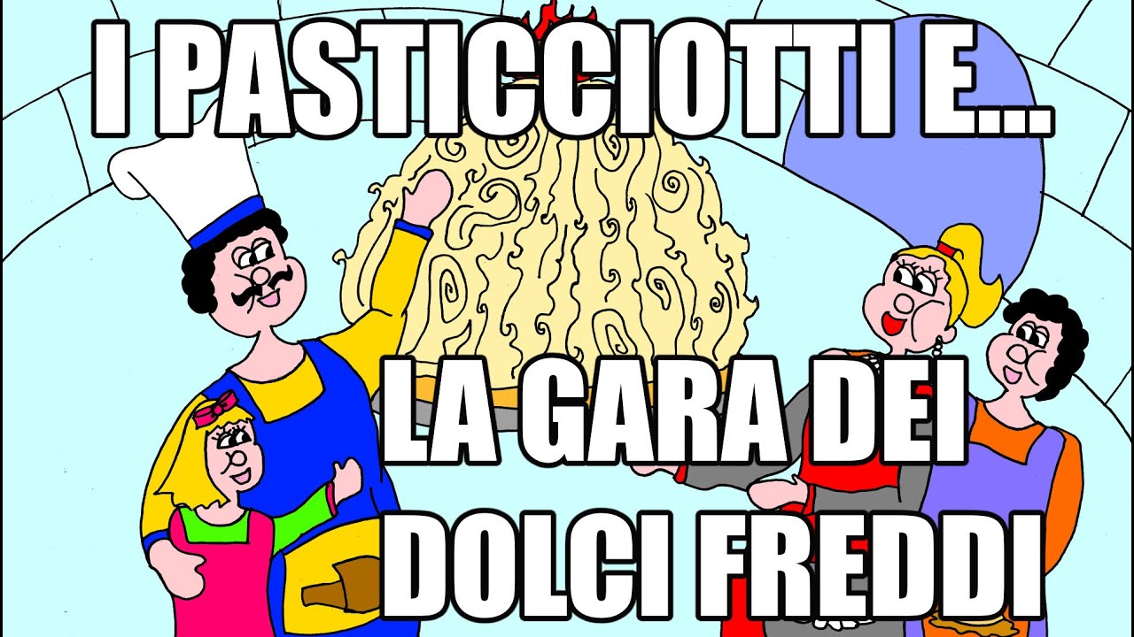 🍧🎧 Audiolibro illustrato: I Pasticciotti e la gara dei dolci freddi 🧊 (Storia per bambini)