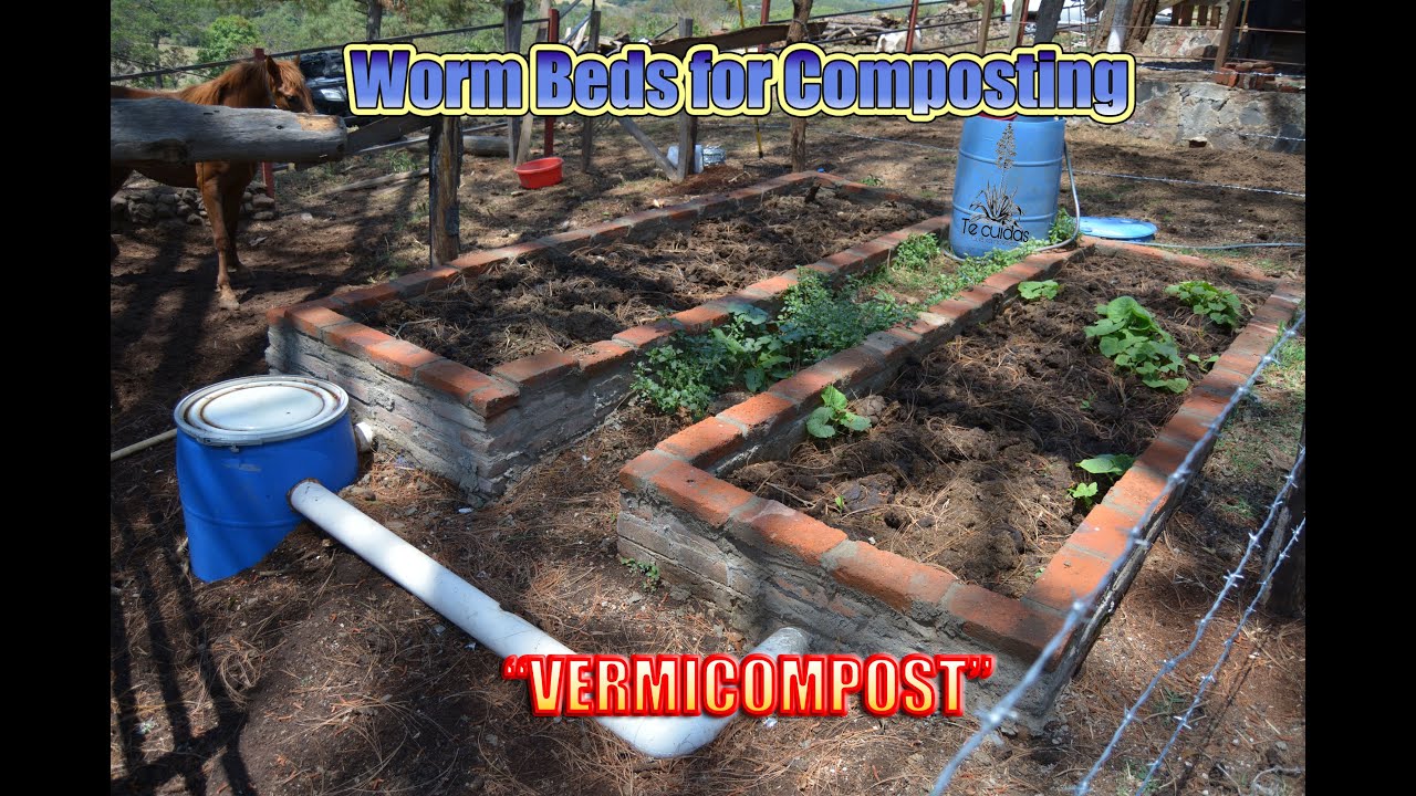 outdoor Worm Beds restoration "Vermicompost"